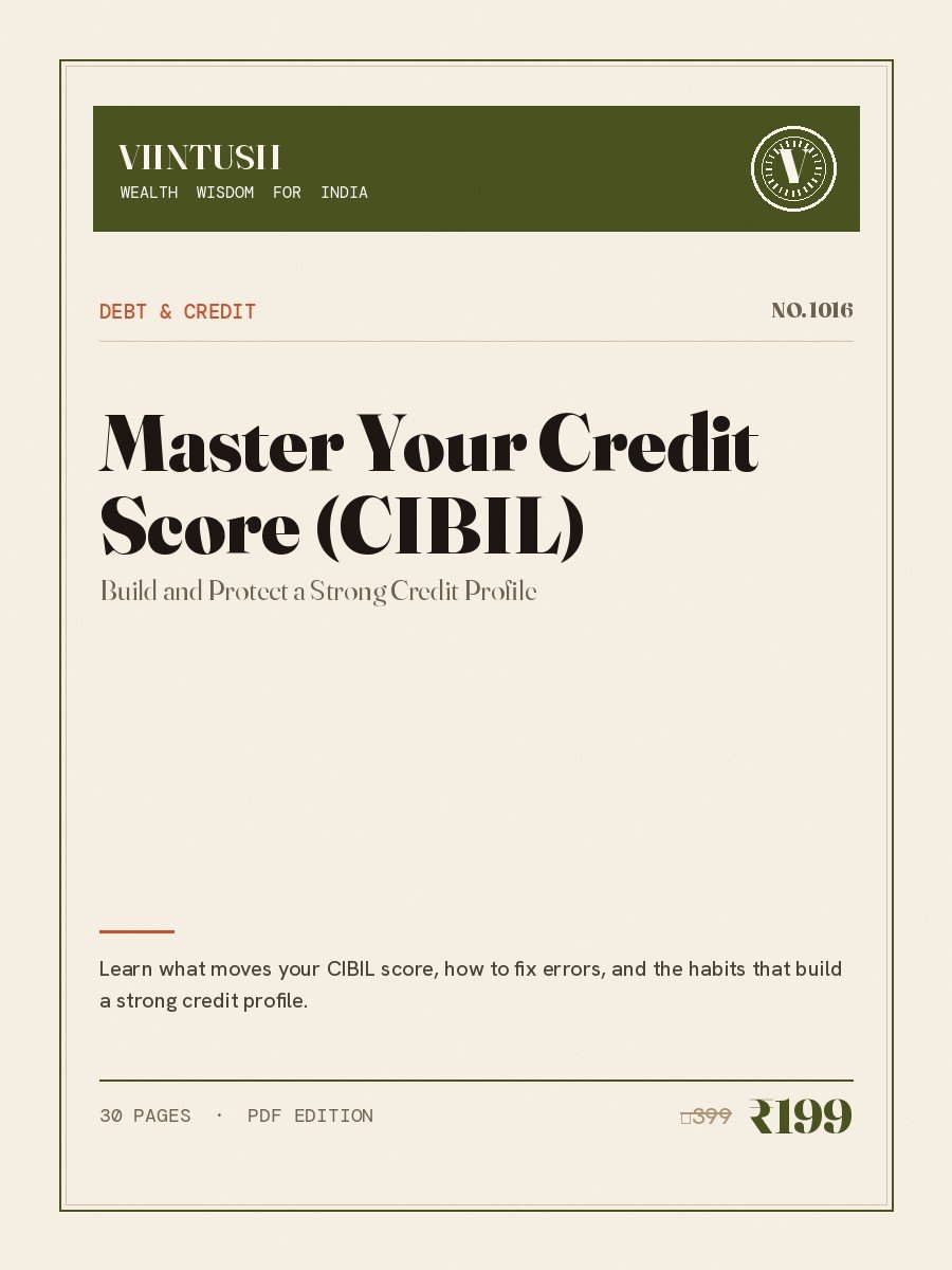 Master Your Credit Score (CIBIL)